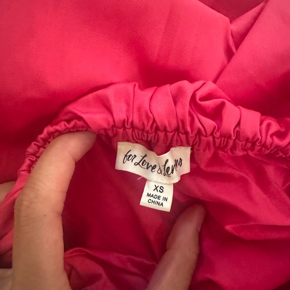 For Love And Lemons Clementine Pink Mini Dress - Picture 2 of 12